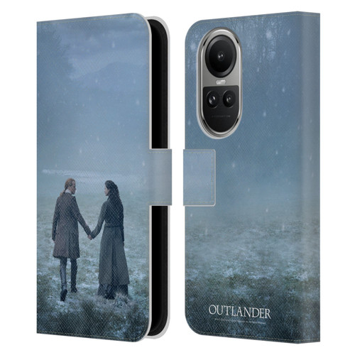 Outlander Season 6 Key Art Jamie And Claire Leather Book Wallet Case Cover For OPPO Reno10 5G / Reno10 Pro 5G