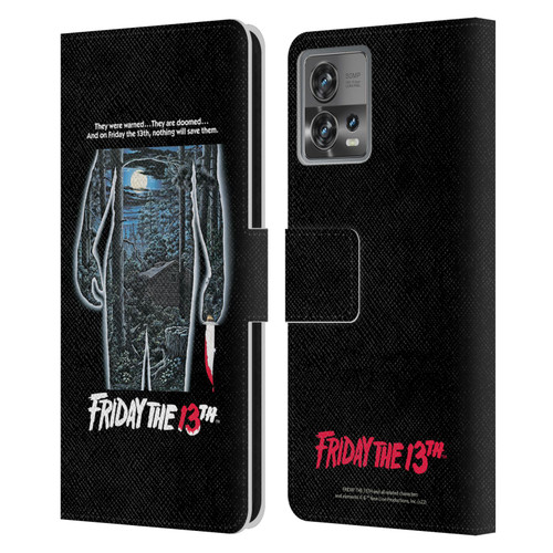 Friday the 13th 1980 Graphics Poster Leather Book Wallet Case Cover For Motorola Moto Edge 30 Fusion