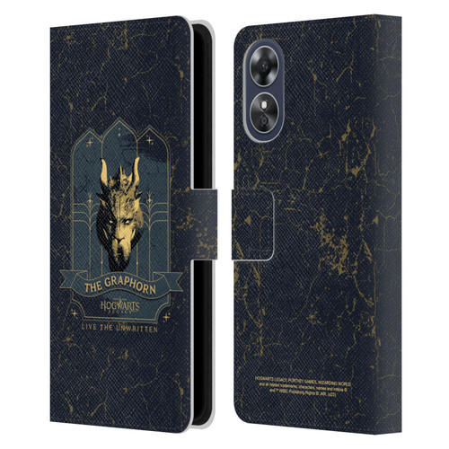Hogwarts Legacy Graphics The Graphorn Leather Book Wallet Case Cover For OPPO A17