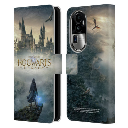 Hogwarts Legacy Graphics Key Art Leather Book Wallet Case Cover For OPPO Reno10 Pro+