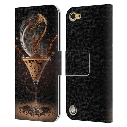 Spacescapes Cocktails Contemporary, Espresso Martini Leather Book Wallet Case Cover For Apple iPod Touch 5G 5th Gen