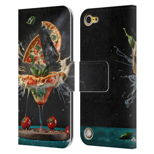 Spacescapes Cocktails Margarita Martini Blast Leather Book Wallet Case Cover For Apple iPod Touch 5G 5th Gen
