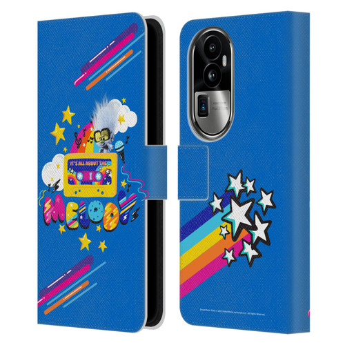 Trolls World Tour Rainbow Bffs All About The Melody Leather Book Wallet Case Cover For OPPO Reno10 Pro+
