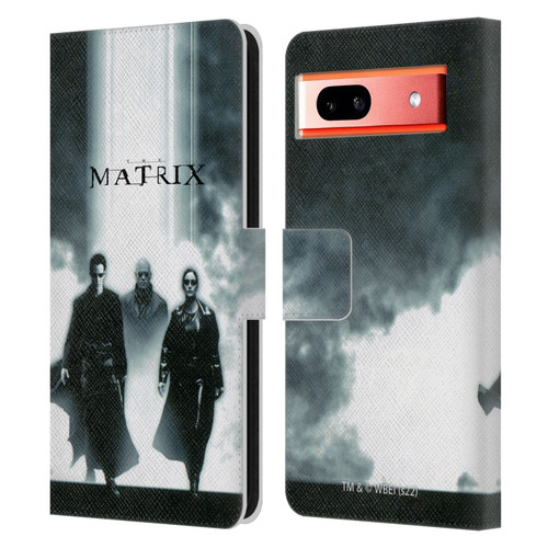 The Matrix Key Art Group 2 Leather Book Wallet Case Cover For Google Pixel 7a