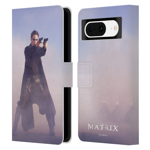 The Matrix Key Art Neo 2 Leather Book Wallet Case Cover For Google Pixel 8