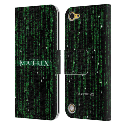 The Matrix Key Art Codes Leather Book Wallet Case Cover For Apple iPod Touch 5G 5th Gen