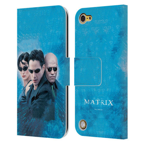 The Matrix Key Art Group 3 Leather Book Wallet Case Cover For Apple iPod Touch 5G 5th Gen