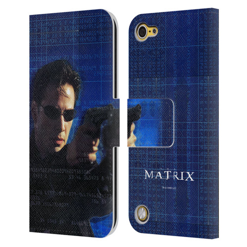 The Matrix Key Art Neo 1 Leather Book Wallet Case Cover For Apple iPod Touch 5G 5th Gen