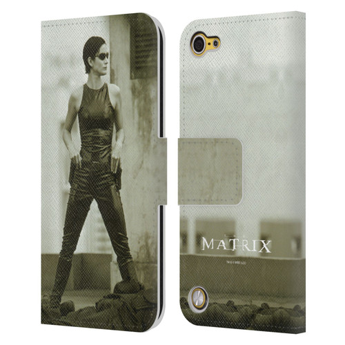 The Matrix Key Art Trinity Leather Book Wallet Case Cover For Apple iPod Touch 5G 5th Gen
