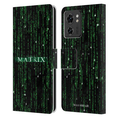 The Matrix Key Art Codes Leather Book Wallet Case Cover For Motorola Moto Edge 40