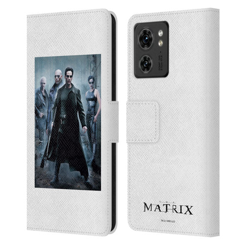 The Matrix Key Art Group 1 Leather Book Wallet Case Cover For Motorola Moto Edge 40