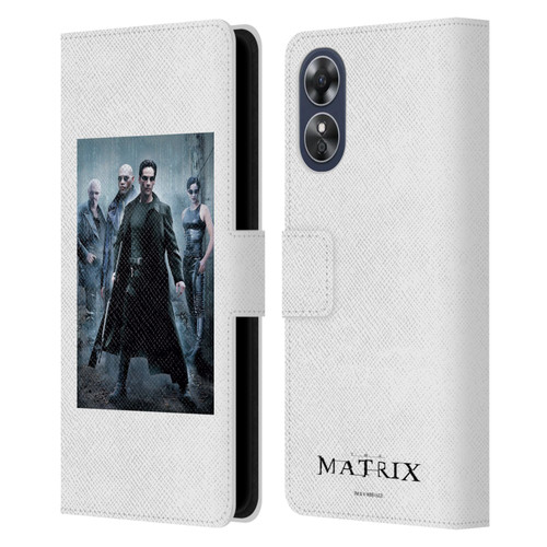The Matrix Key Art Group 1 Leather Book Wallet Case Cover For OPPO A17