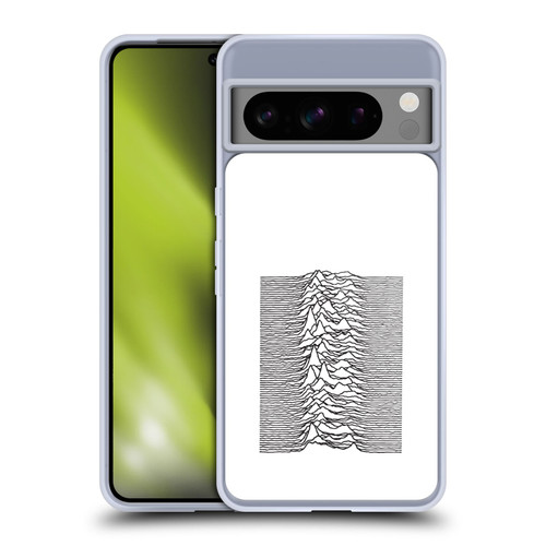 Joy Division Graphics Pulsar Waves Soft Gel Case for Google Pixel 8 Pro