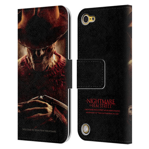 A Nightmare On Elm Street (2010) Graphics Freddy Key Art Leather Book Wallet Case Cover For Apple iPod Touch 5G 5th Gen