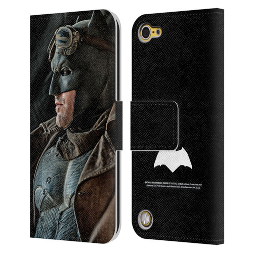 Batman V Superman: Dawn of Justice Graphics Batman Leather Book Wallet Case Cover For Apple iPod Touch 5G 5th Gen