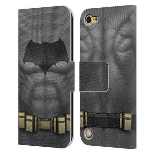 Batman V Superman: Dawn of Justice Graphics Batman Costume Leather Book Wallet Case Cover For Apple iPod Touch 5G 5th Gen