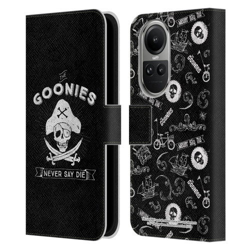 The Goonies Graphics Logo Leather Book Wallet Case Cover For OPPO Reno10 5G / Reno10 Pro 5G