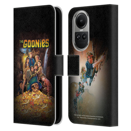 The Goonies Graphics Poster Leather Book Wallet Case Cover For OPPO Reno10 5G / Reno10 Pro 5G