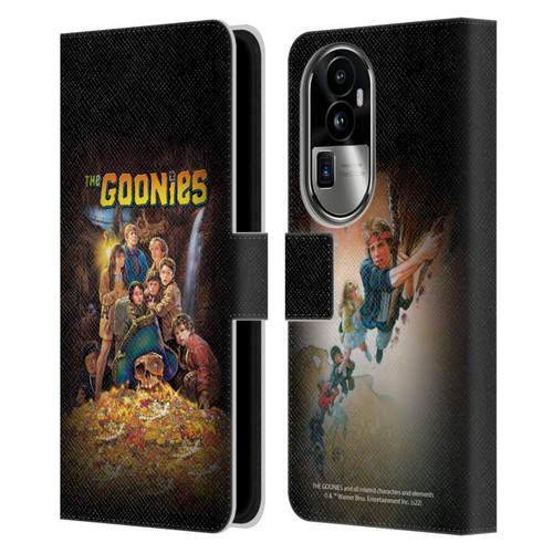 The Goonies Graphics Poster Leather Book Wallet Case Cover For OPPO Reno10 Pro+