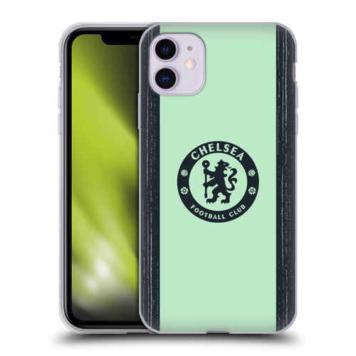 Chelsea Football Club 2023/24 Kit Third Soft Gel Case for Apple iPhone 11