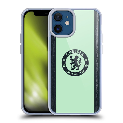 Chelsea Football Club 2023/24 Kit Third Soft Gel Case for Apple iPhone 12 Mini