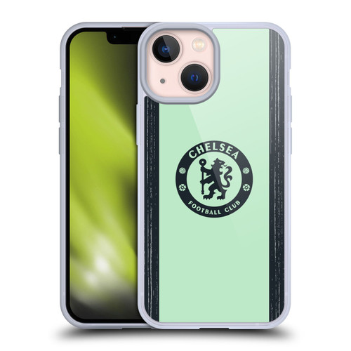Chelsea Football Club 2023/24 Kit Third Soft Gel Case for Apple iPhone 13 Mini