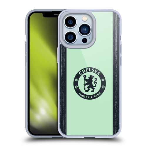 Chelsea Football Club 2023/24 Kit Third Soft Gel Case for Apple iPhone 13 Pro