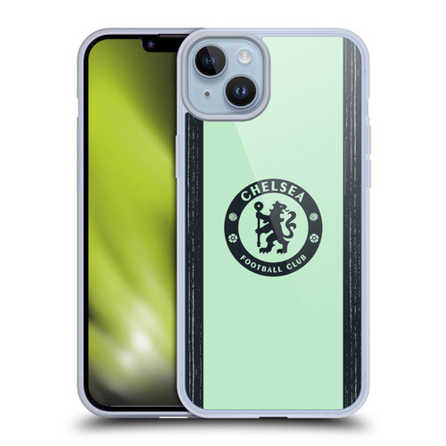 Chelsea Football Club 2023/24 Kit Third Soft Gel Case for Apple iPhone 14 Plus
