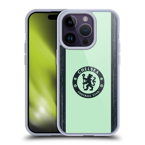 Chelsea Football Club 2023/24 Kit Third Soft Gel Case for Apple iPhone 14 Pro