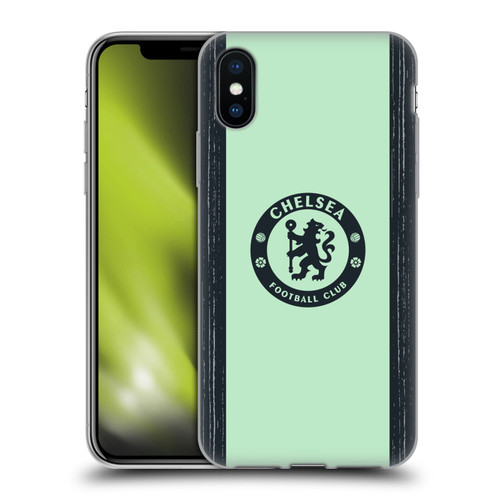 Chelsea Football Club 2023/24 Kit Third Soft Gel Case for Apple iPhone X / iPhone XS