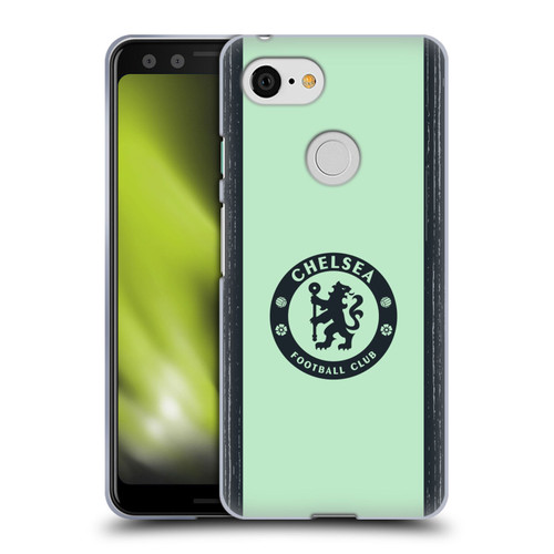 Chelsea Football Club 2023/24 Kit Third Soft Gel Case for Google Pixel 3