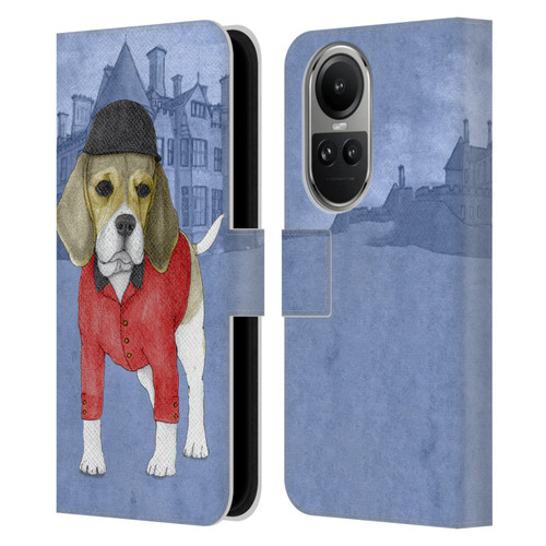 Barruf Dogs Beagle Leather Book Wallet Case Cover For OPPO Reno10 5G / Reno10 Pro 5G