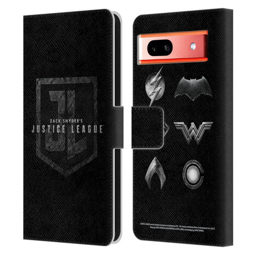 Zack Snyder's Justice League Snyder Cut Character Art Logo Leather Book Wallet Case Cover For Google Pixel 7a