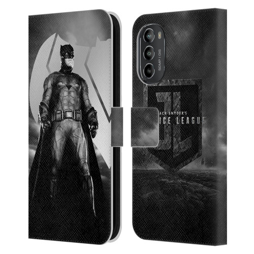 Zack Snyder's Justice League Snyder Cut Character Art Batman Leather Book Wallet Case Cover For Motorola Moto G82 5G