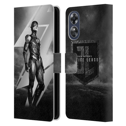 Zack Snyder's Justice League Snyder Cut Character Art Flash Leather Book Wallet Case Cover For OPPO A17