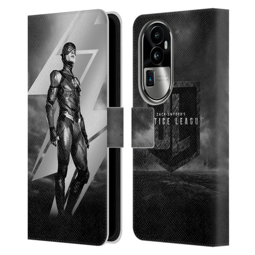 Zack Snyder's Justice League Snyder Cut Character Art Flash Leather Book Wallet Case Cover For OPPO Reno10 Pro+