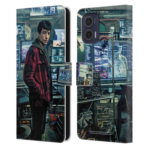 Zack Snyder's Justice League Snyder Cut Photography Barry Allen Leather Book Wallet Case Cover For Motorola Moto G73 5G