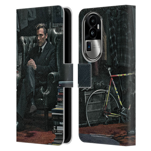 Zack Snyder's Justice League Snyder Cut Photography Bruce Wayne Leather Book Wallet Case Cover For OPPO Reno10 Pro+