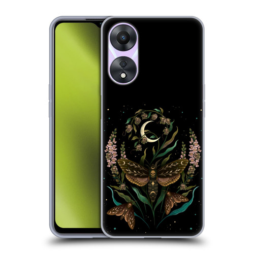 Episodic Drawing Illustration Animals Death Head Soft Gel Case for OPPO A78 5G