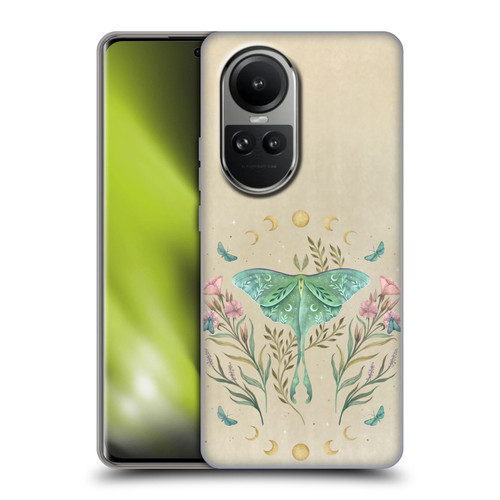 Episodic Drawing Illustration Animals Moth, Butterflies, & Flowers Soft Gel Case for OPPO Reno10 5G / Reno10 Pro 5G