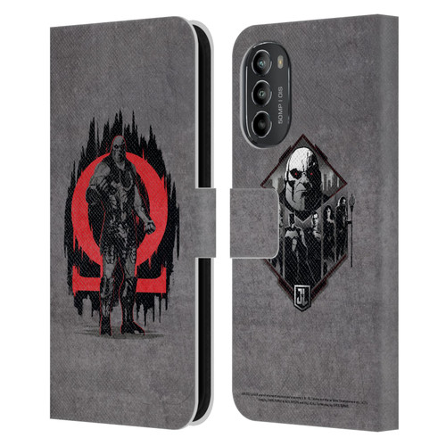Zack Snyder's Justice League Snyder Cut Graphics Darkseid Leather Book Wallet Case Cover For Motorola Moto G82 5G
