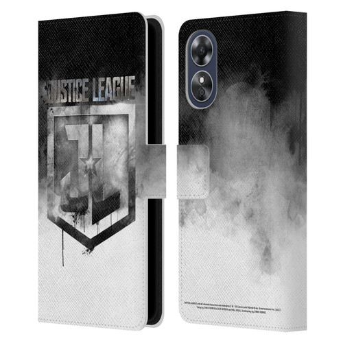 Zack Snyder's Justice League Snyder Cut Graphics Watercolour Logo Leather Book Wallet Case Cover For OPPO A17