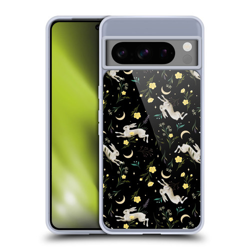 Episodic Drawing Pattern Bunny Night Soft Gel Case for Google Pixel 8 Pro