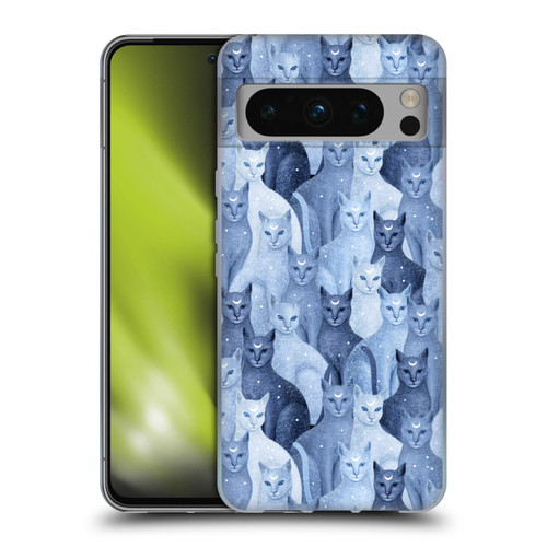Episodic Drawing Pattern Cats Soft Gel Case for Google Pixel 8 Pro