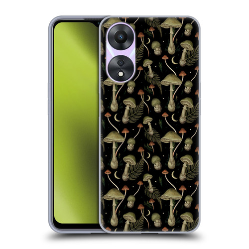 Episodic Drawing Pattern Death Cap Soft Gel Case for OPPO A78 5G