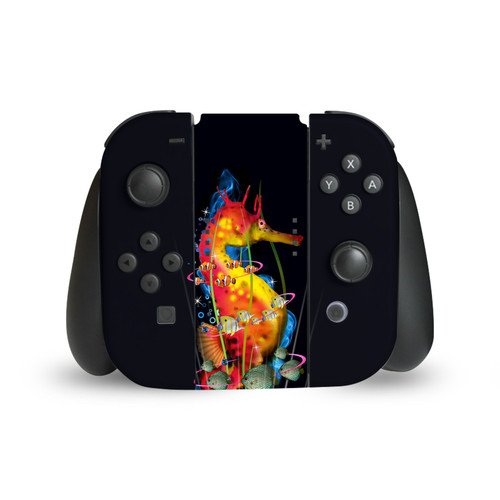 Dave Loblaw Sea 2 Seahorse Vinyl Sticker Skin Decal Cover for Nintendo Switch Joy Controller