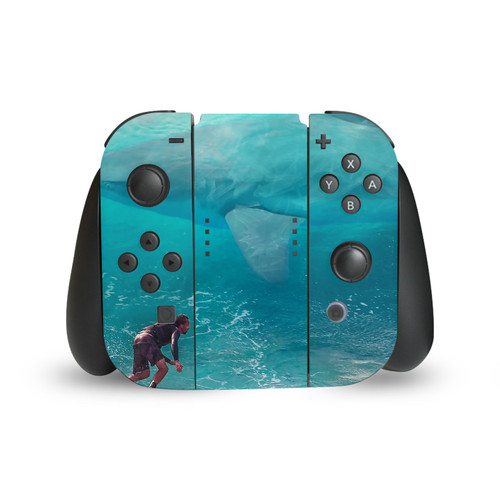 Dave Loblaw Sea 2 Shark Surfer Vinyl Sticker Skin Decal Cover for Nintendo Switch Joy Controller
