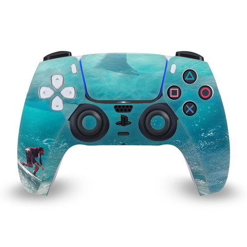 Dave Loblaw Sea 2 Shark Surfer Vinyl Sticker Skin Decal Cover for Sony PS5 Sony DualSense Controller