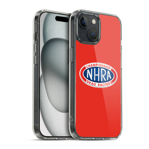 National Hot Rod Association Graphics Primary Logo Soft Gel Case for Apple iPhone 15 & MagSafe