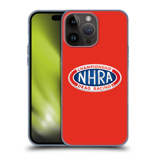 National Hot Rod Association Graphics Primary Logo Soft Gel Case for Apple iPhone 15 Pro Max